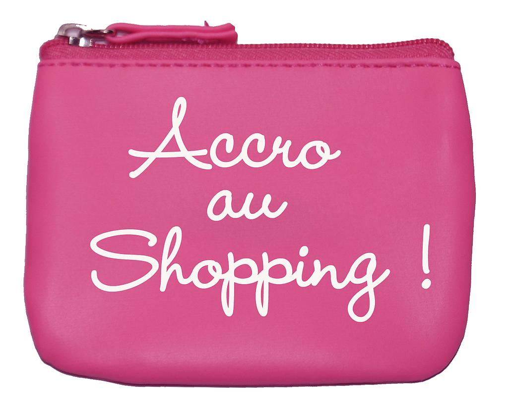 Portemonnaie &quot;Accro au Shopping&quot;