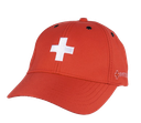 [MS CA13003.320] Kappe mit gesticktem Schweizerkreuz