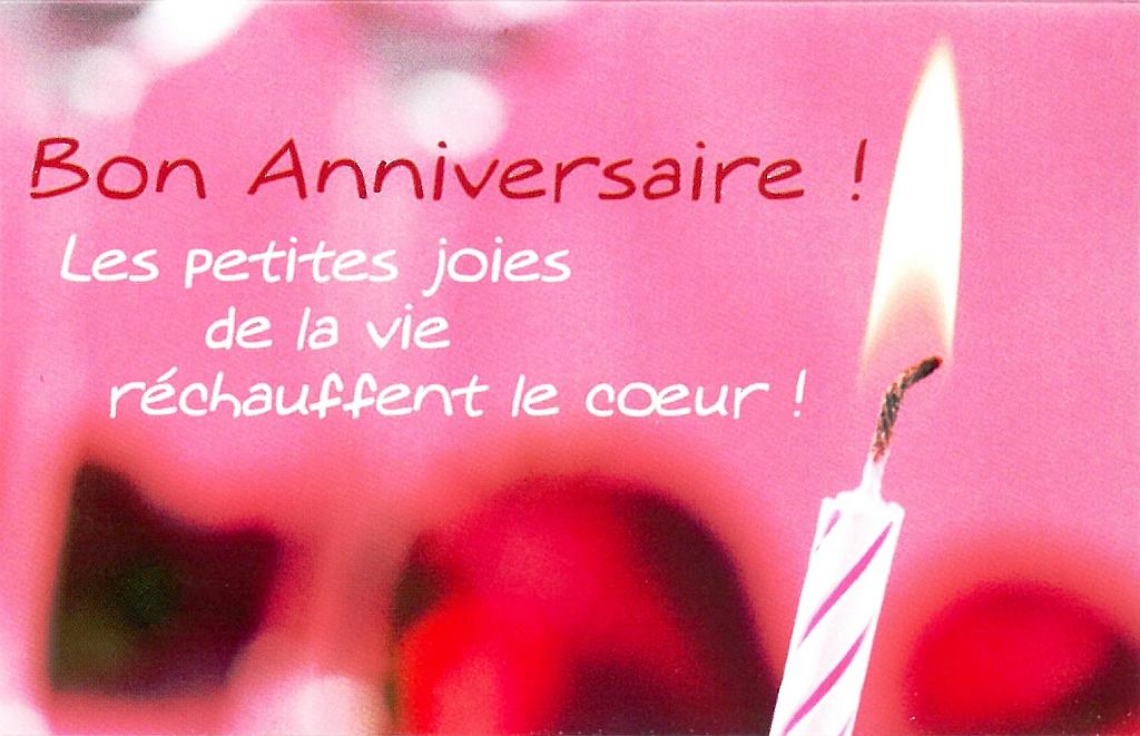 Mélange de 10 mini cartes à 1.90 Joyeux anniversaire