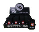 [BQ 0019] Display 20 briquets noir chalumeau SWITZERLAND (6.90/pce)