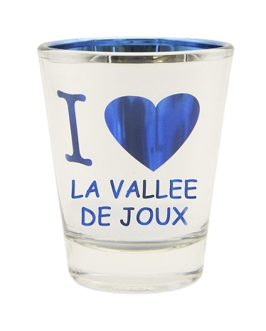 Verre à liqueur &quot;I love la Vallée de Joux&quot;