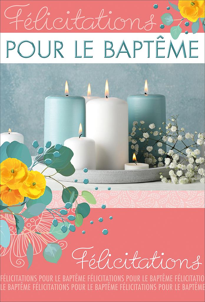 Mélange de 6 cartes à 4.90 Baptême adulte