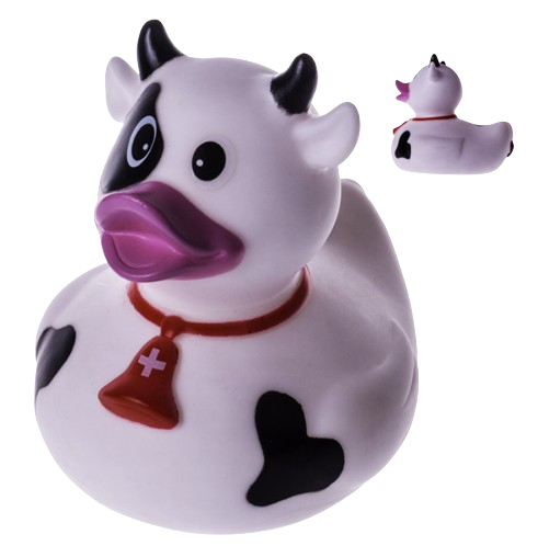 Canard de bain vache