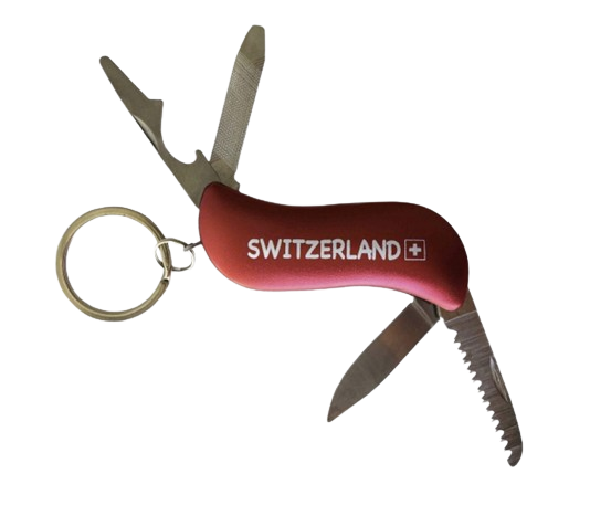 Porte-clé couteau &quot;Switzerland&quot;