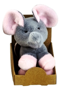 Porte-clés peluche éléphant