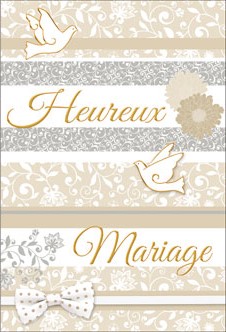 Mélange de 10 cartes à 3.90 Mariage