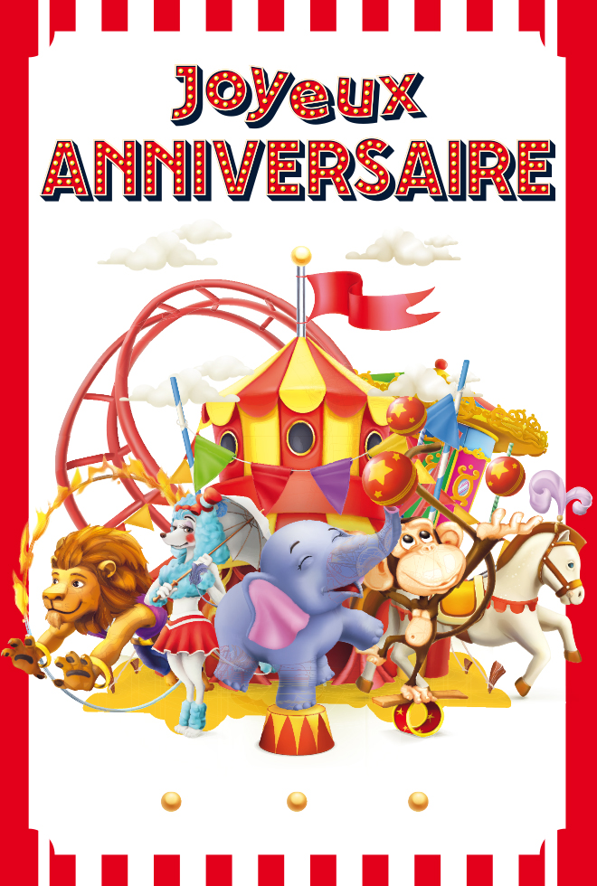 Mélange de 10 cartes à 3.90 Anniv. enfant