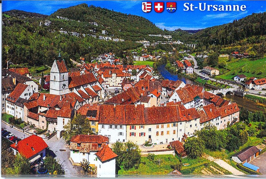 Magnet aus Plexiglas St-Ursanne