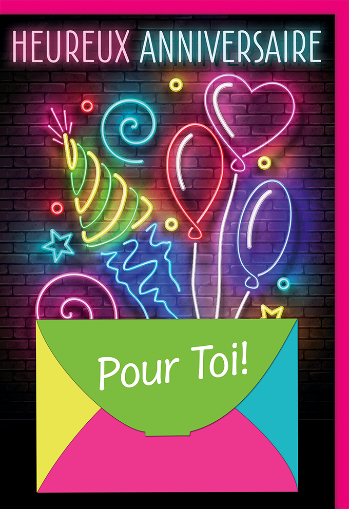 [HAi64-EN] Mélange de 6 cartes à 4.90 Anniv. Porte-billet