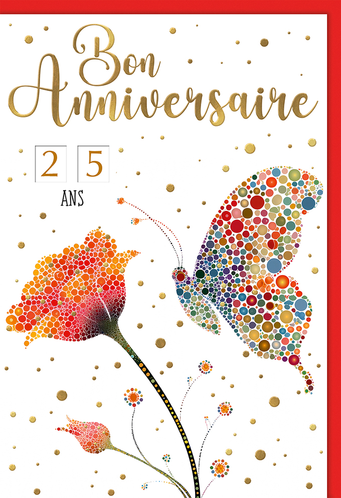 [CHi64F/8] Mélange de 8 cartes à 4.90 Anniv. âge réglable dame