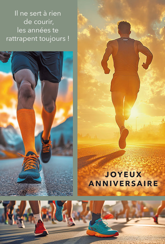 [HAG63H] Mélange de 10 cartes à 3.90 Anniv. hommes
