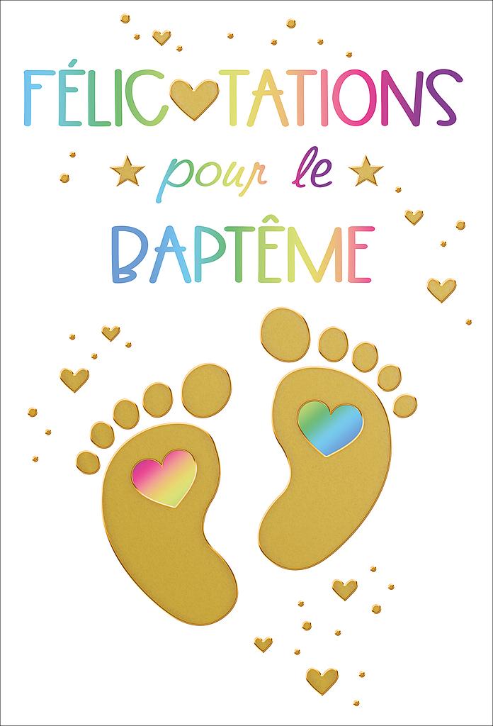 [BP 525134-6] Carte Baptême