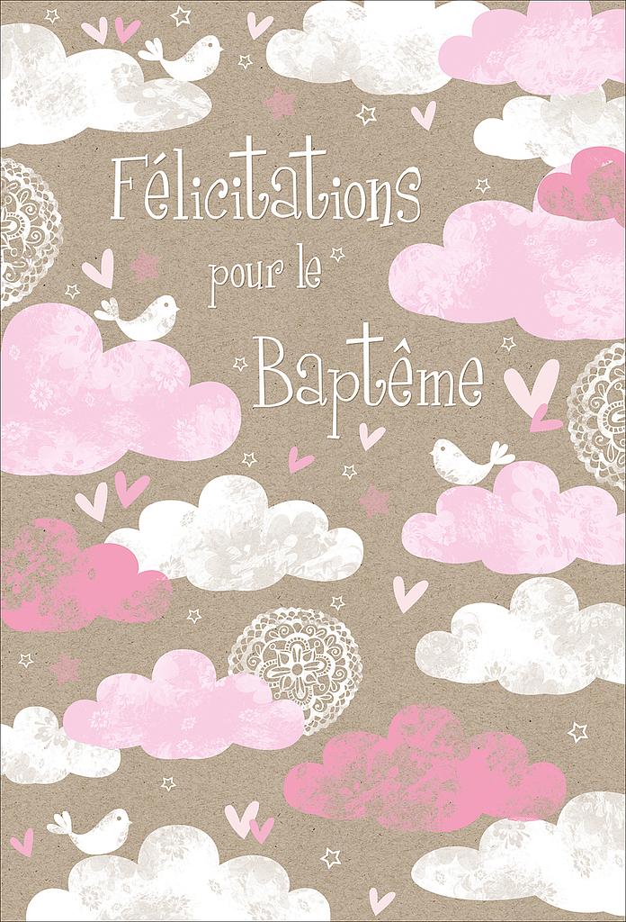 [BP 525134-4] Carte Baptême