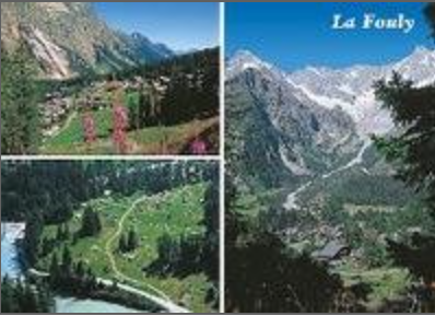 Postcards 34077 La Fouly, Val Ferret
