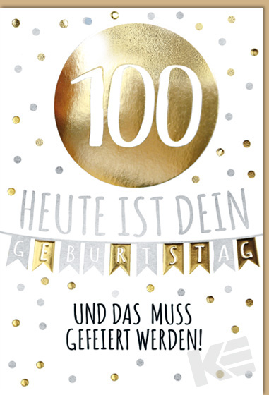 Karte 100. Geb. Fixzahlen