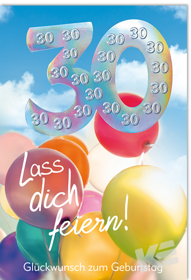 Karte 30. Geb. Fixzahlen