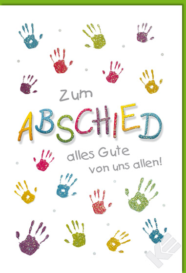 [AB 41-1411] Karte Abschied
