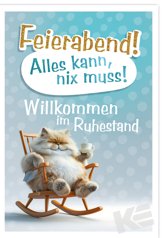 [RU 60-6933] Karte Ruhestand