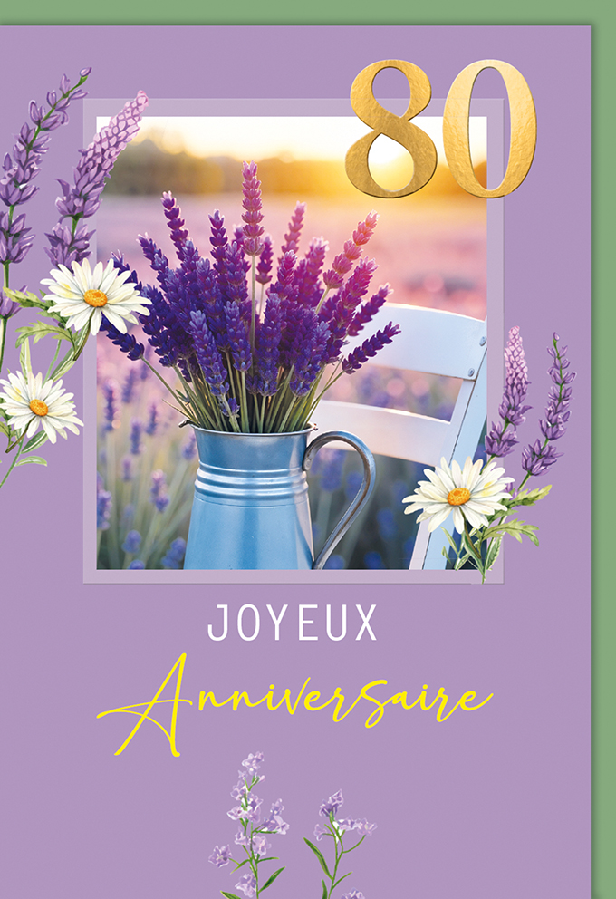 Carte Anniv. 80 ans