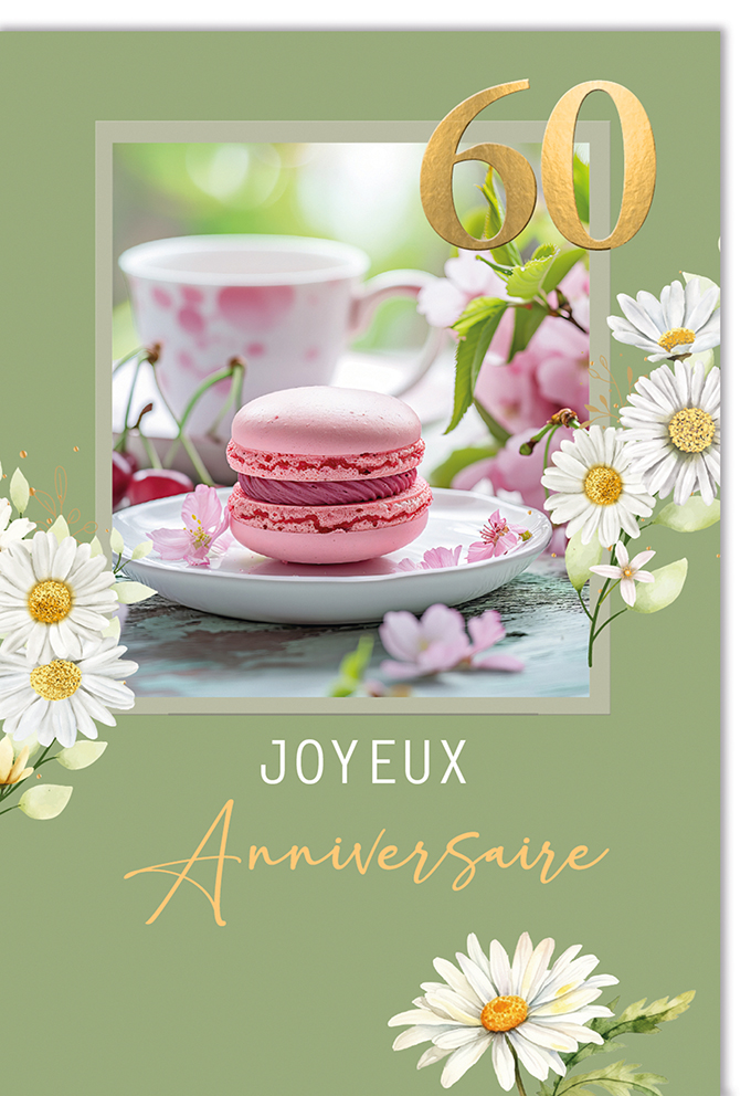 Carte Anniv. âge fixe