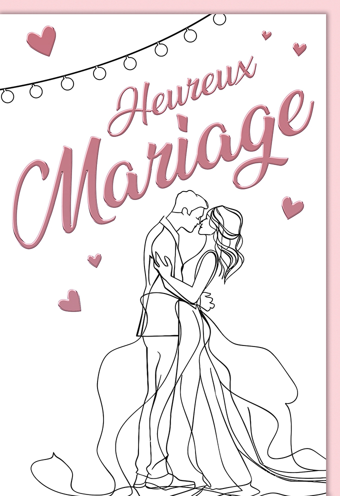 [MA 991008A] Carte Mariage