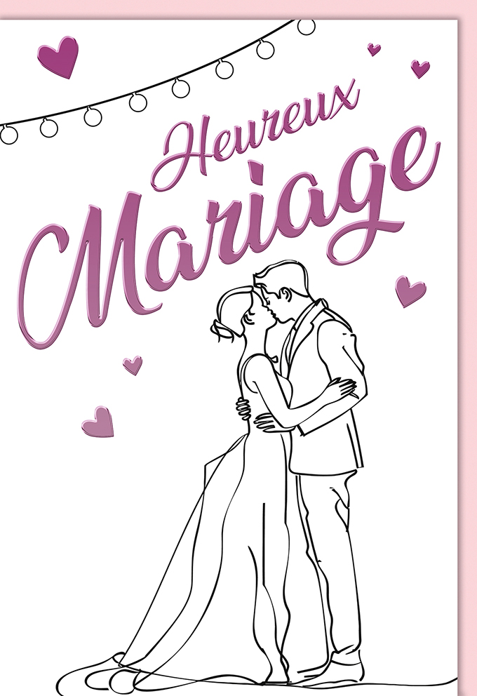 [MA 991008B] Carte Mariage