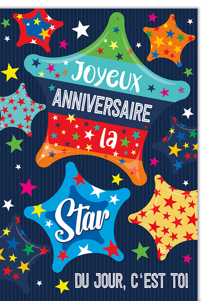 [A4-HA 951053] Carte A4 Anniversaire