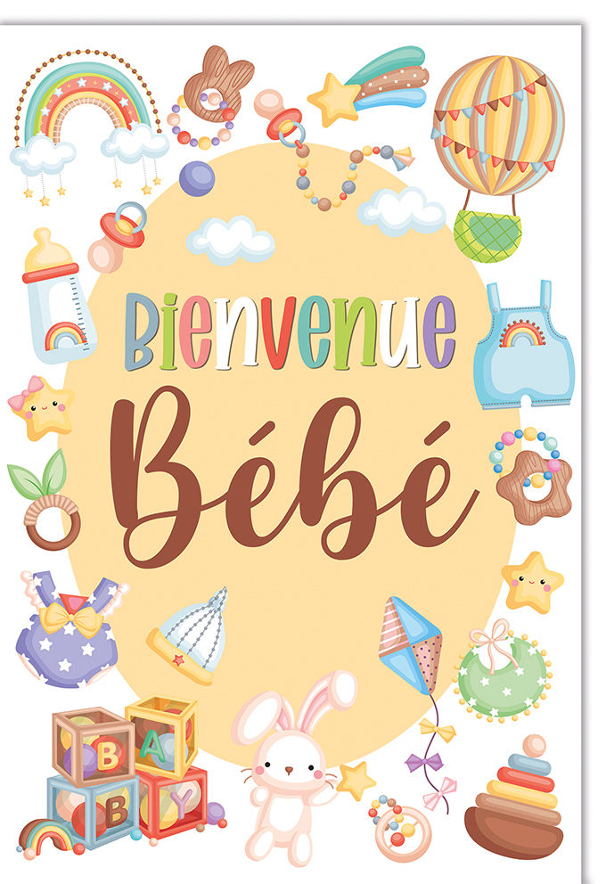 [A4-NA 931009] Carte A4 Naissance