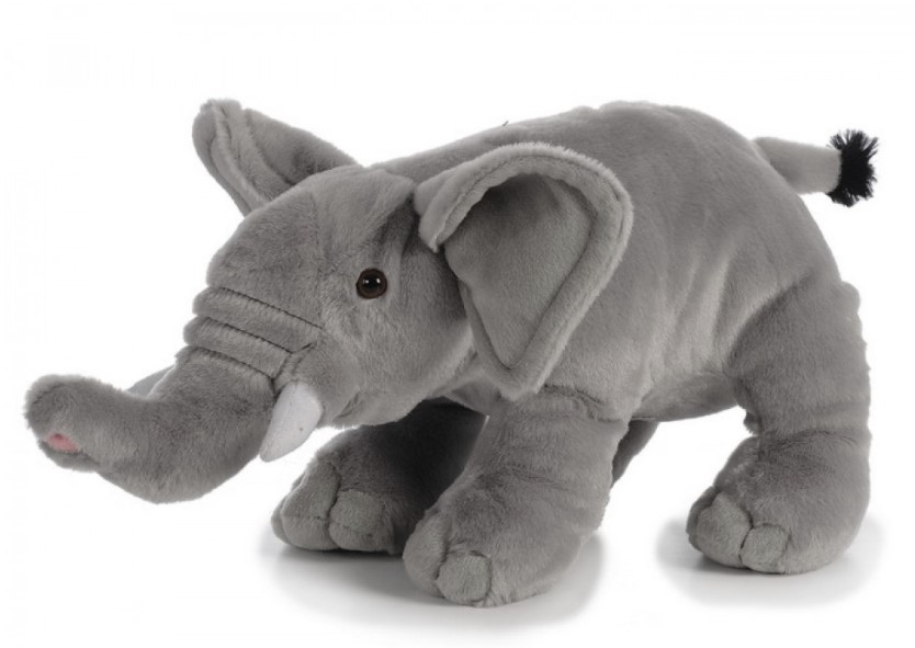 Peluche éléphant ~38cm