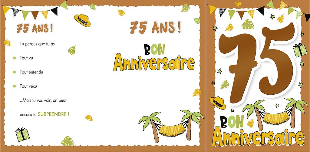 Carte Anniv. 18 ans