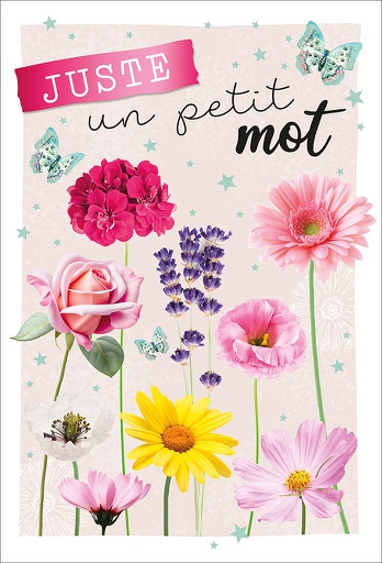 [AMG52-TD] Mélange de 7 cartes à 3.90 &quot;Juste une petit mot&quot;