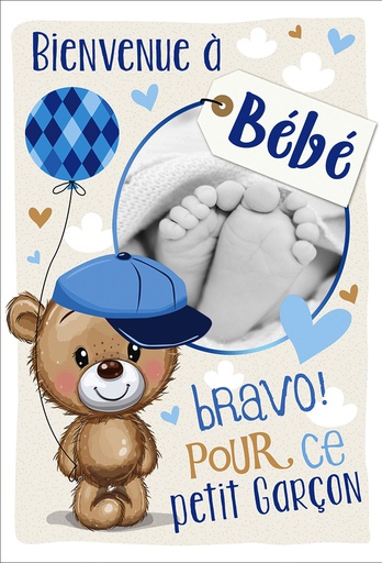 [NAG51] Mélange de 5 cartes à 3.90 Naissance Garçon