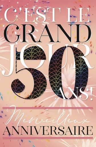 [AG 60044] Carte Anniv. 50 ans