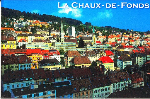 [MG Pi28862] Aimant en plexi La Chaux-de-Fonds