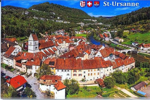 [MG Pi29677] Magnet aus Plexiglas St-Ursanne