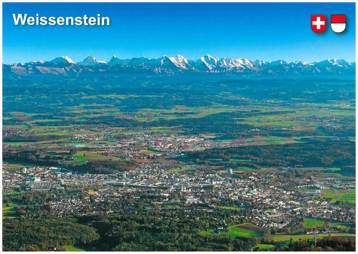 [1027809] Postcards 27809 Weissenstein, Blick nach Solothurn