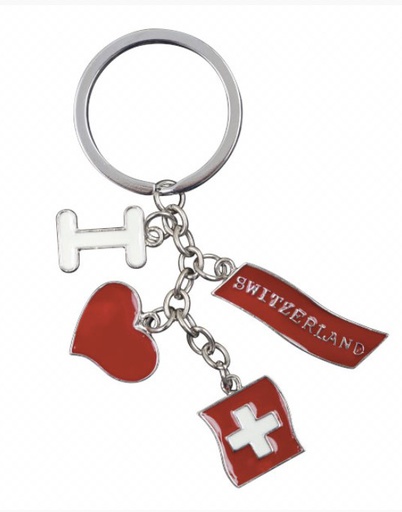 [MS PP01-90000] Porte-clés &quot;I love Switzerland&quot;