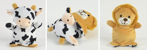 [ZE 26915] Peluche réversible vache-lion