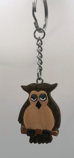 [CN KEY-1201e] Porte-clés animaux suisse hibou