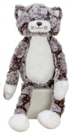 [ZE 4211-3] Peluche chat brun ~50cm