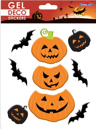 [ST 320302] Gel stickers Halloween