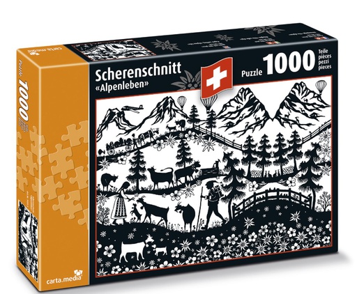 [BZ37977403] Puzzle 1000 Teile Schweizer Landleben