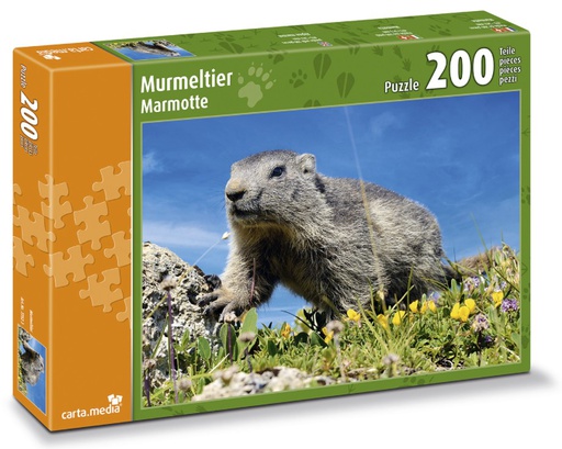 [BZ37977398] Puzzle 200 Teile Murmeltier