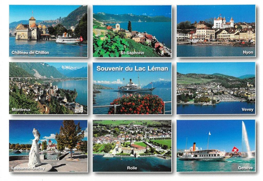 [1039972] Postcards 09972 &quot;Souvenir du Lac Léman&quot;