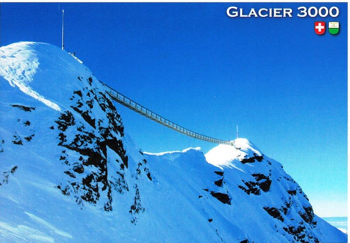 [1029563] Postcards 29563w Glacier 3000, Peak walk