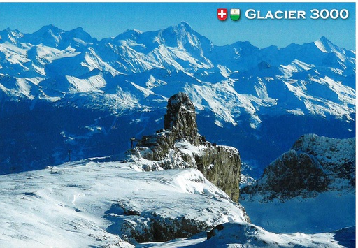 [1029566] Postcards 29566w Glacier 3000