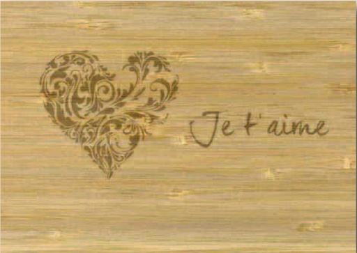 [1028633] Postcards Bamboo Je t'aime