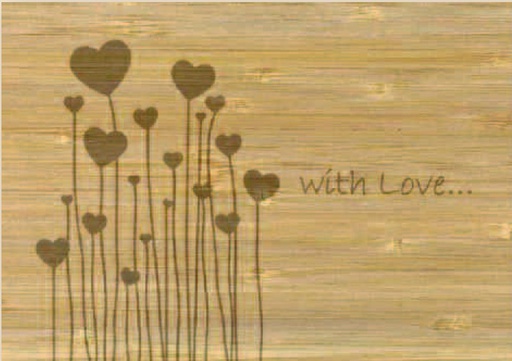 [1028634] Postcards Bamboo With love