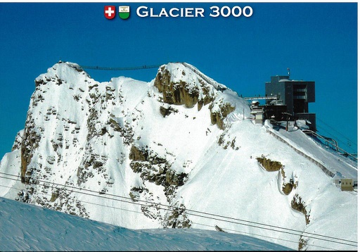 [1029565] Postcards 29565w Glacier 3000