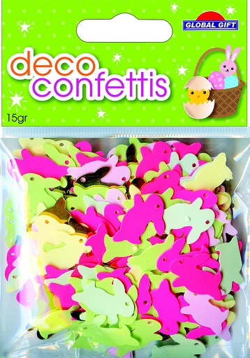 [EAB1DECO] Mélange de 10 sachets confettis Pâques à 1.90 